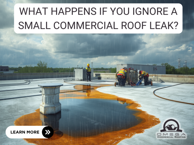 What Happens If You Ignore a Small Commercial Roof Leak?
